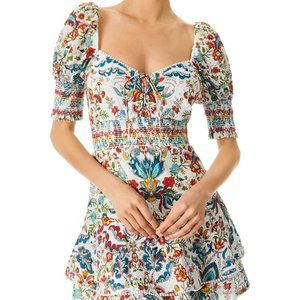 Alice + Olivia Crawford Sweetheart Mini Dress - S… - image 1